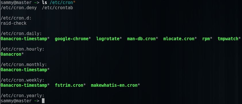 how to use cron