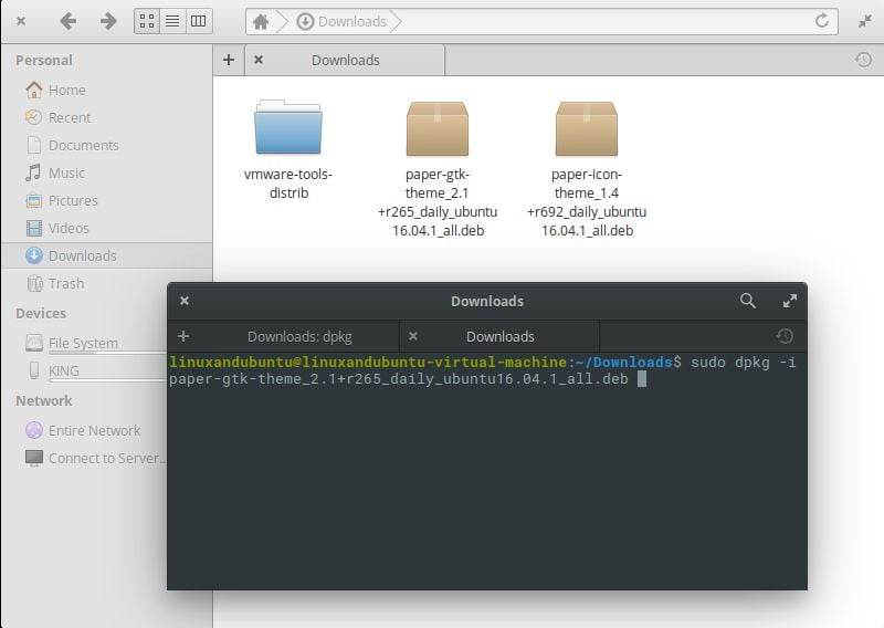 install .deb package in elementary os