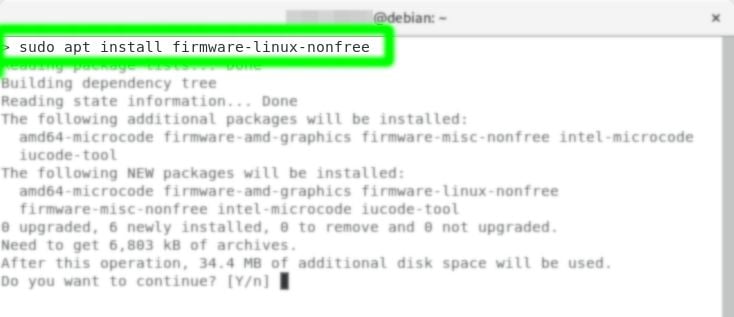 install drivers in debian