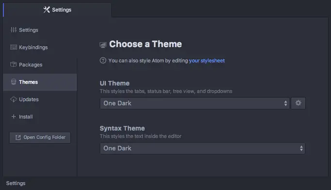 install theme in atom text editor