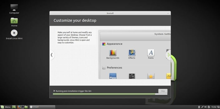 linux mint 18 customize your desktop