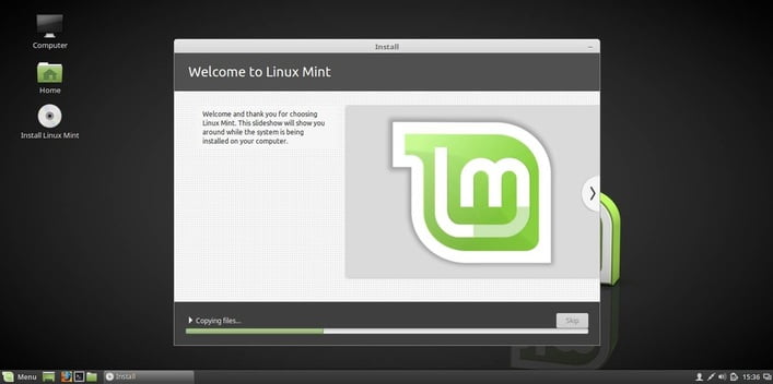 linux mint 18 installing