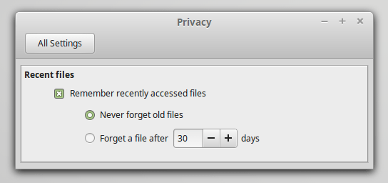 linux mint screensaver privacy
