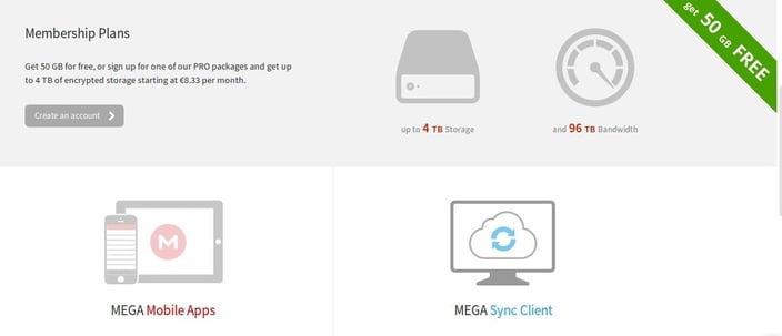 mega cloud storage linux client