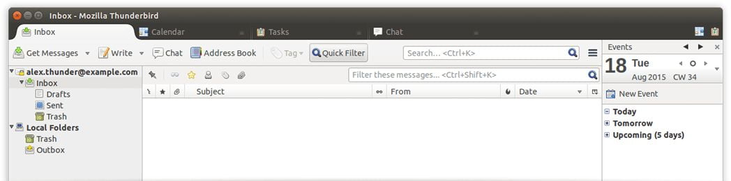 mozilla thunderbird email client for linux