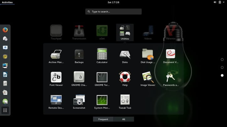 openSUSE with GNOME desktop