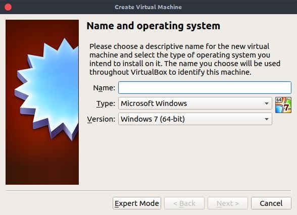 oracle virtualbox name windows 10