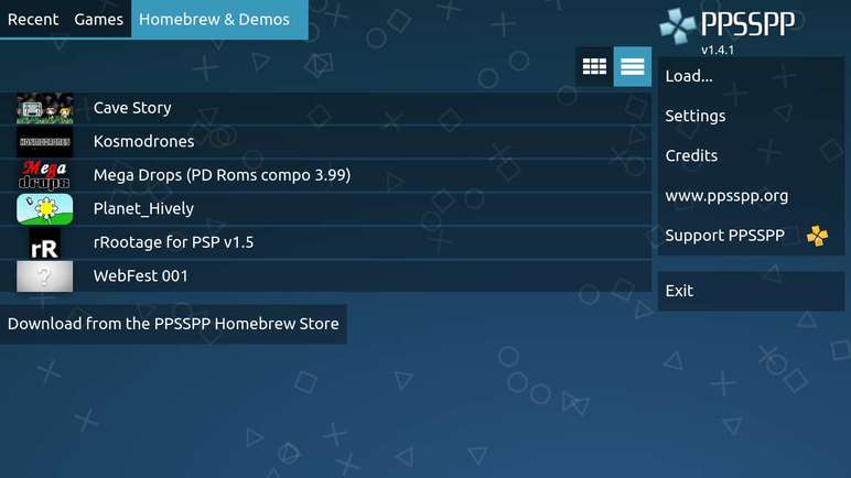 ppsspp playstation game store in linux