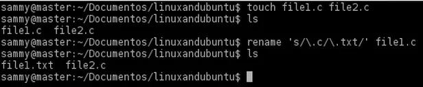 rename multiple files in linux