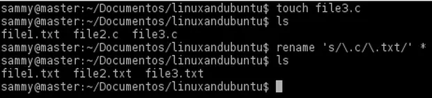 rename multiple files linux