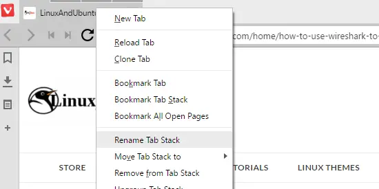rename tab stacks