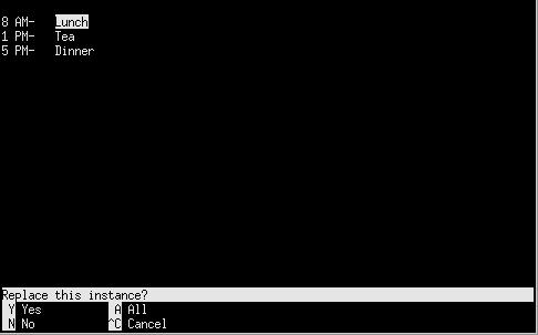 replace words in nano