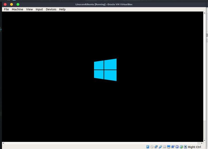 run windows 10 installation in virtualbox