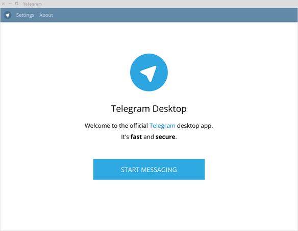 sign up login in telegram ubuntu