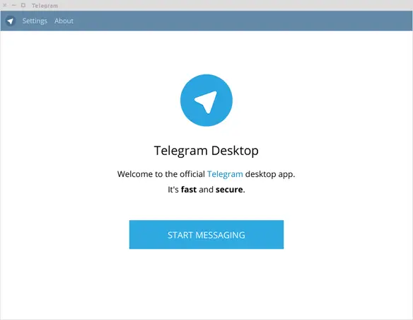 sign up login in telegram ubuntu