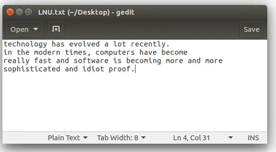 text to use grep linux command