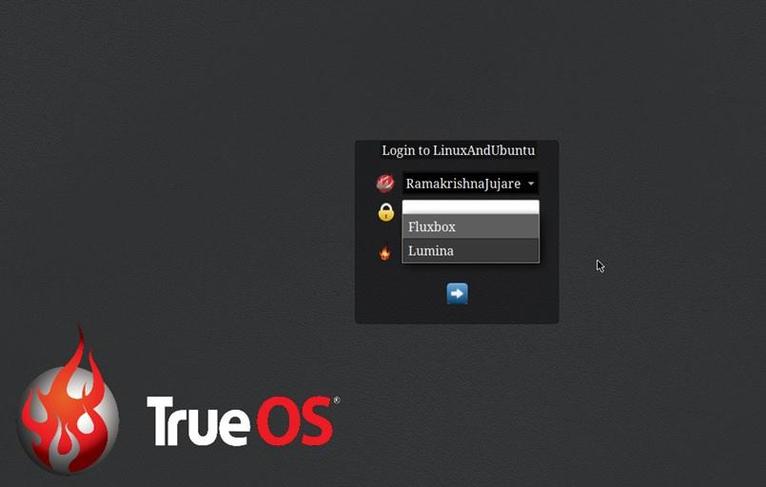trueos select desktop environment