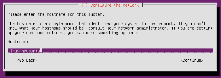 ubuntu configure network