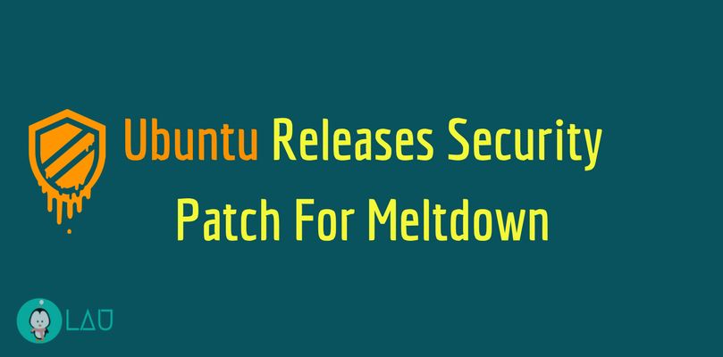 ubuntu releases security patch for meltdown