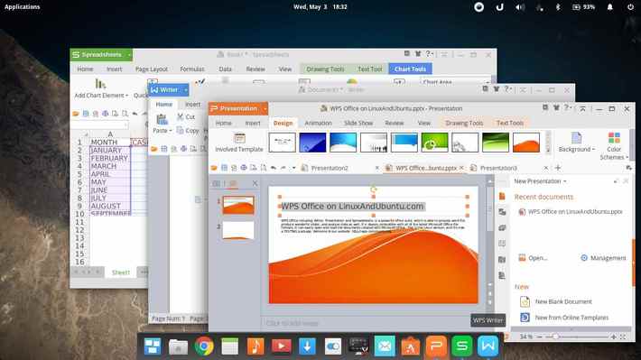 wps office an alternative to ms office on linux