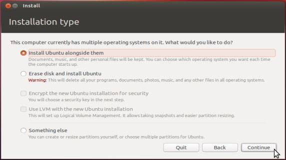 install ubuntu alongside windows