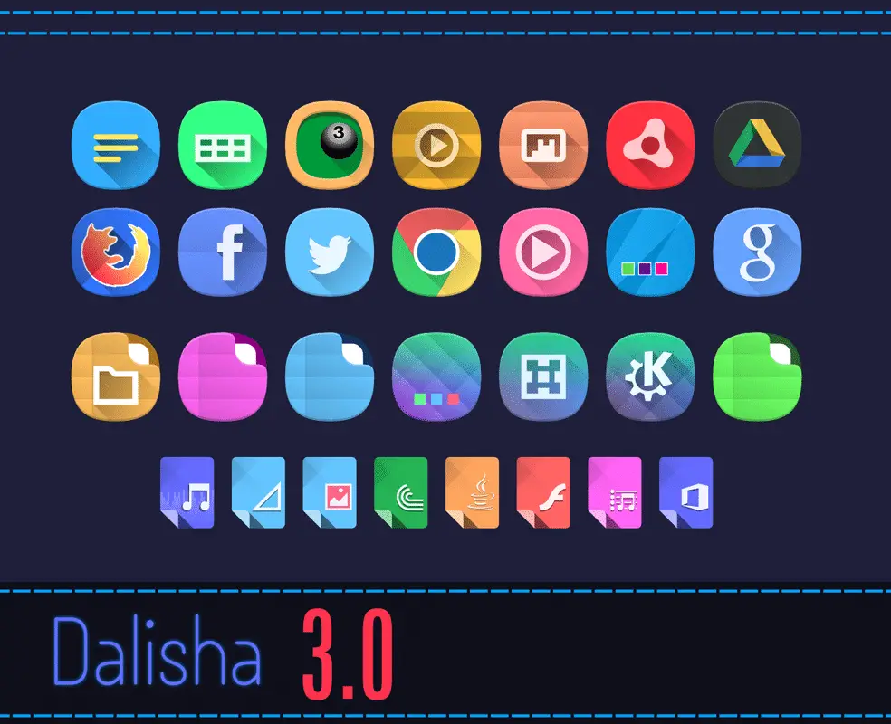dalisha icon theme for linux