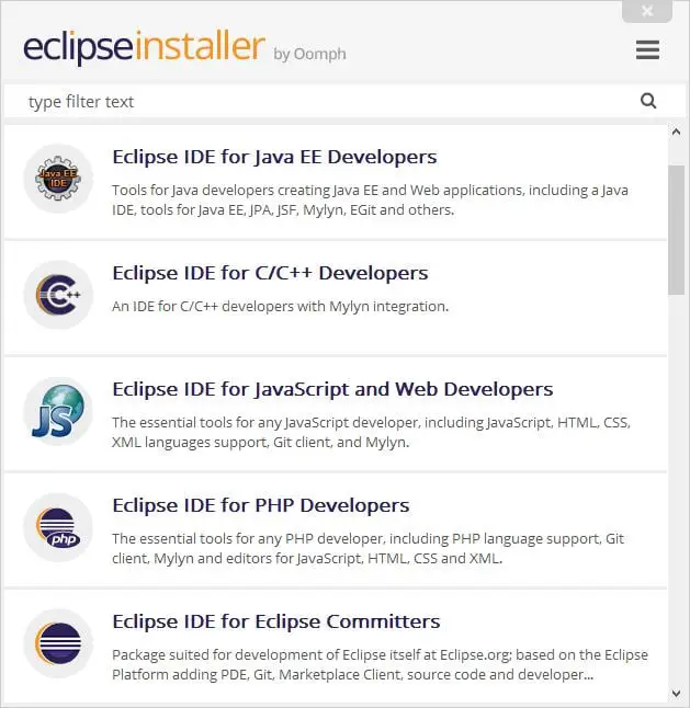 eclipse installer language tools