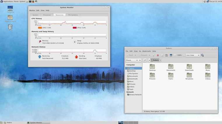 fedora 26 lxqt desktop environment 