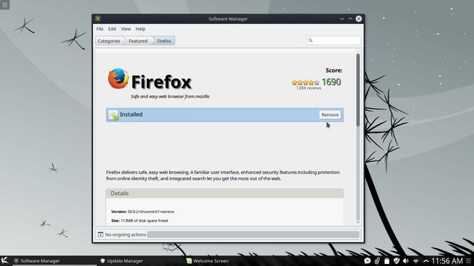 install firefox in linux mint kde