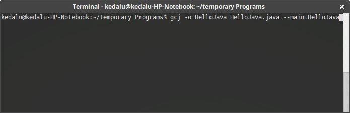 run and compile java in linux terminal