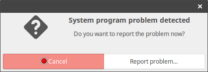 ubuntu system program problem detected