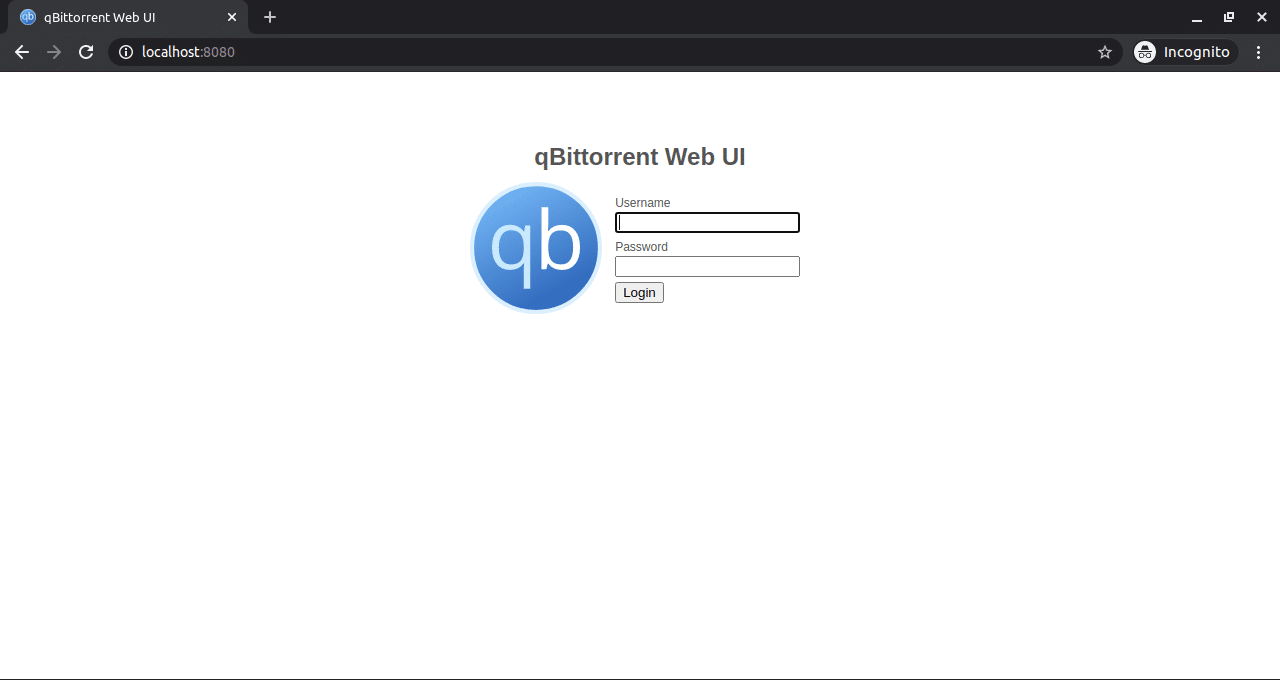 qBittorrent Web UI