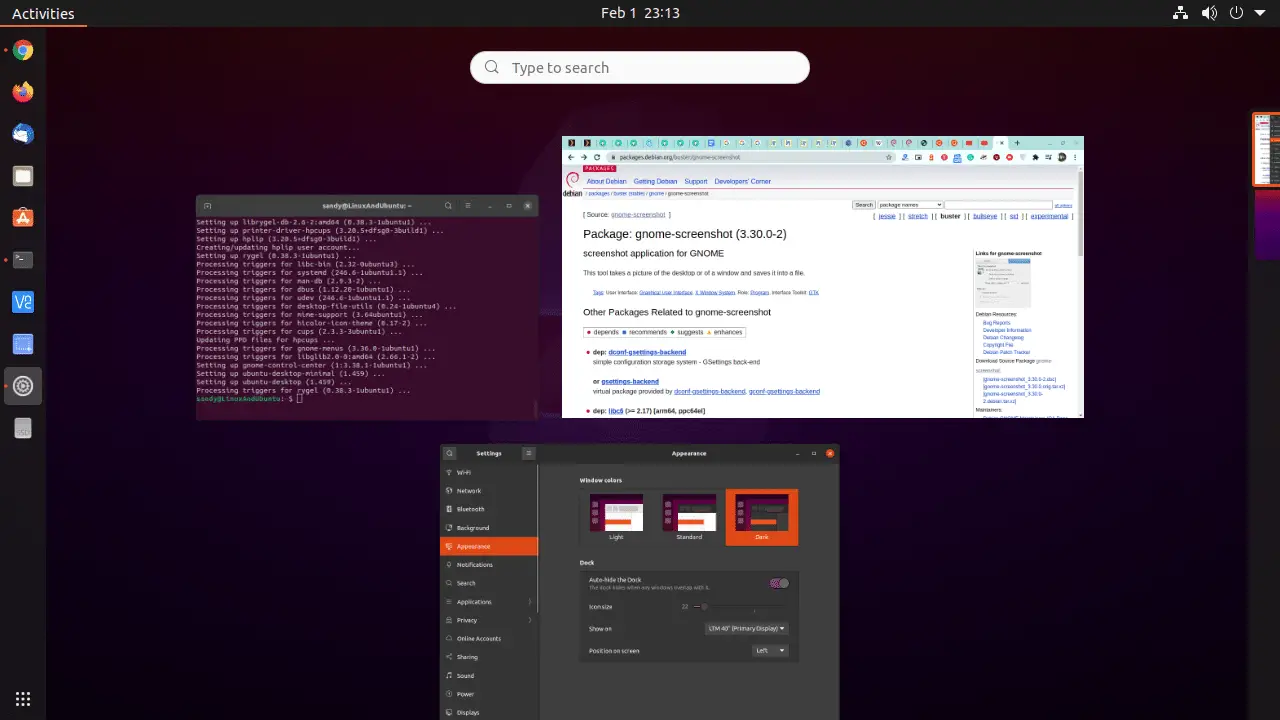 Ubuntu running apps
