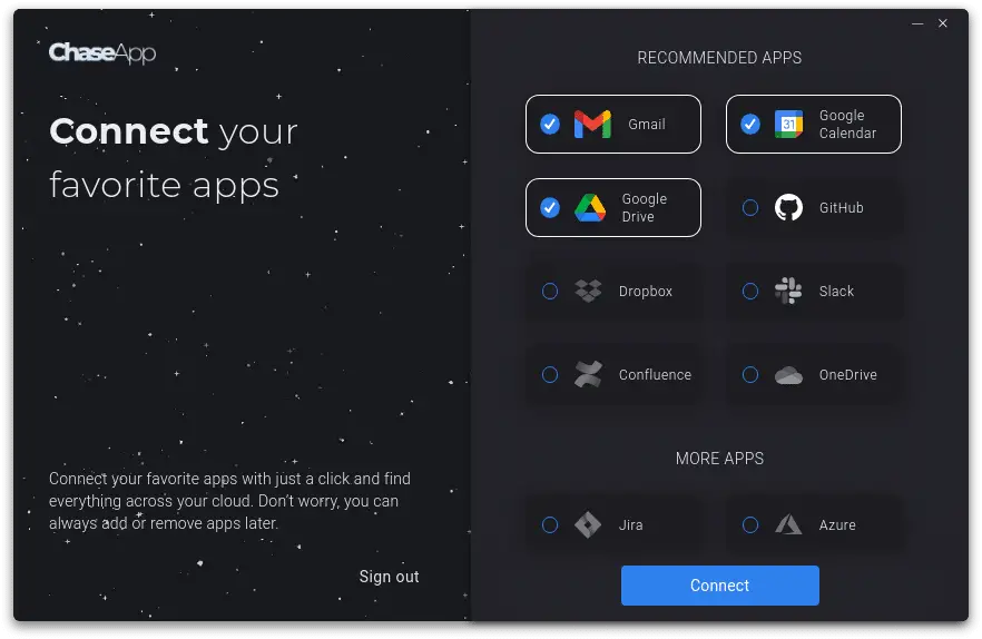 ChaseApp Recommended apps