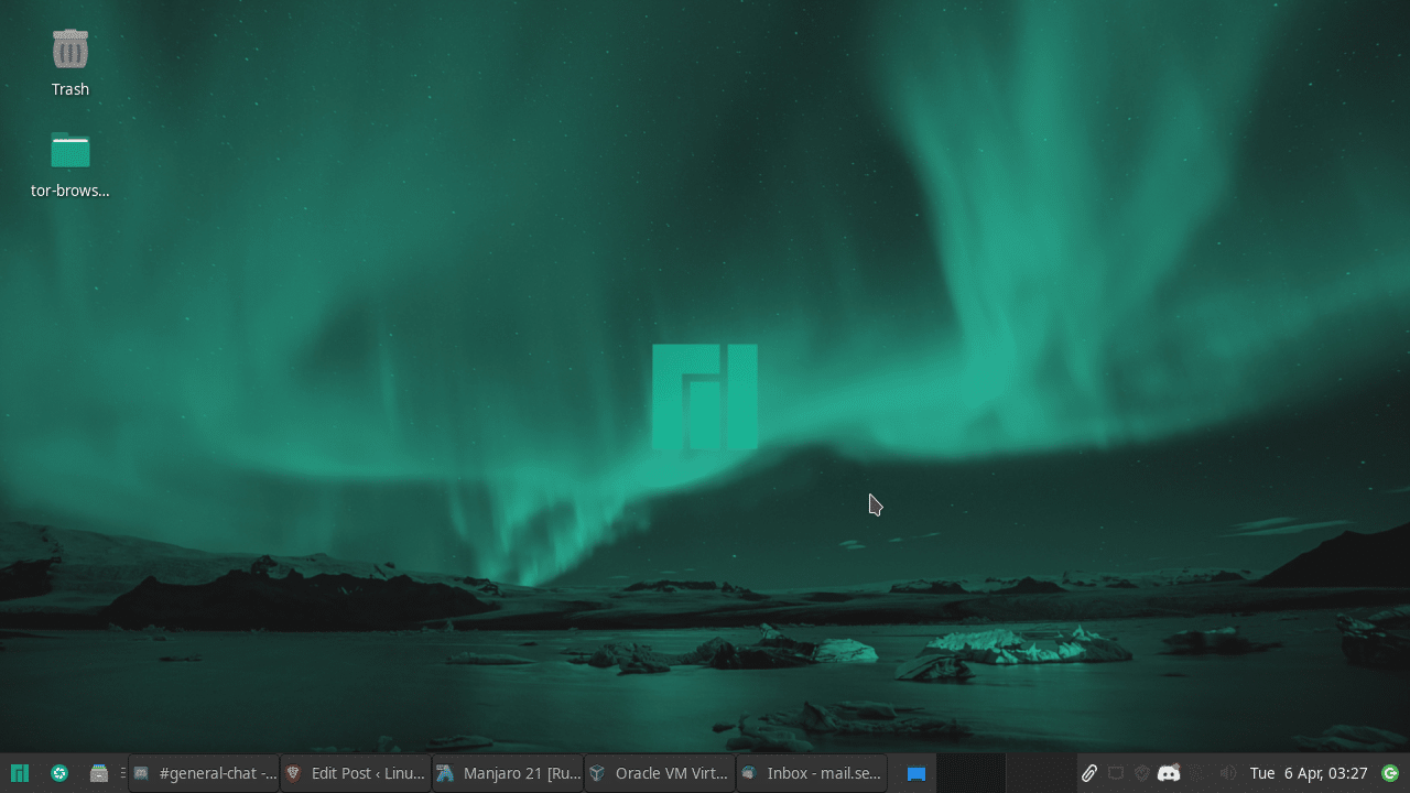 Manjaro xfce Desktop