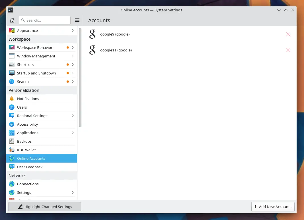Google drive on KDE Plasma