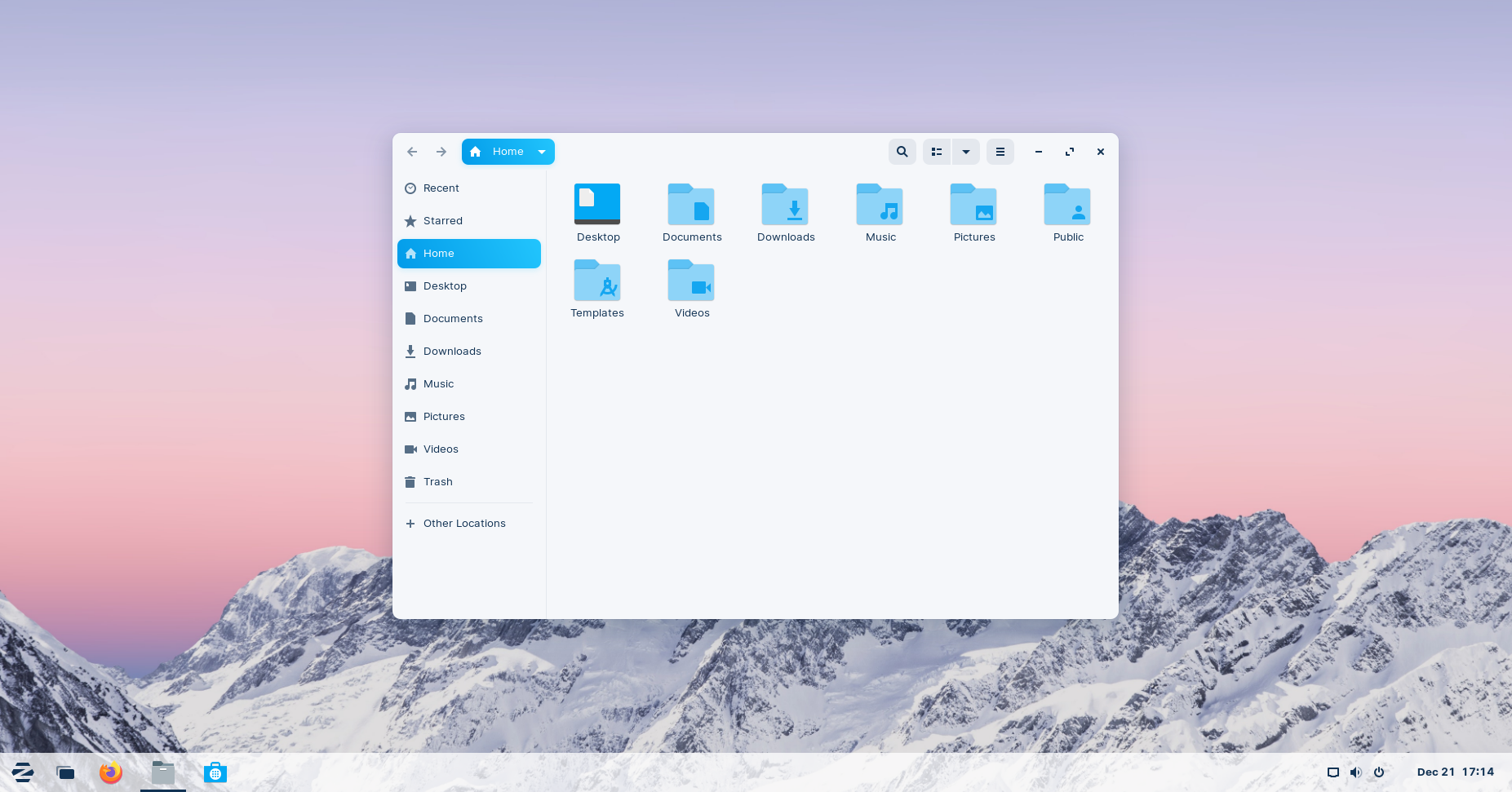 Zorin OS file manager