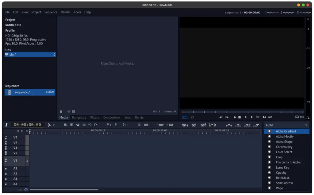 Flowblade linux video editor