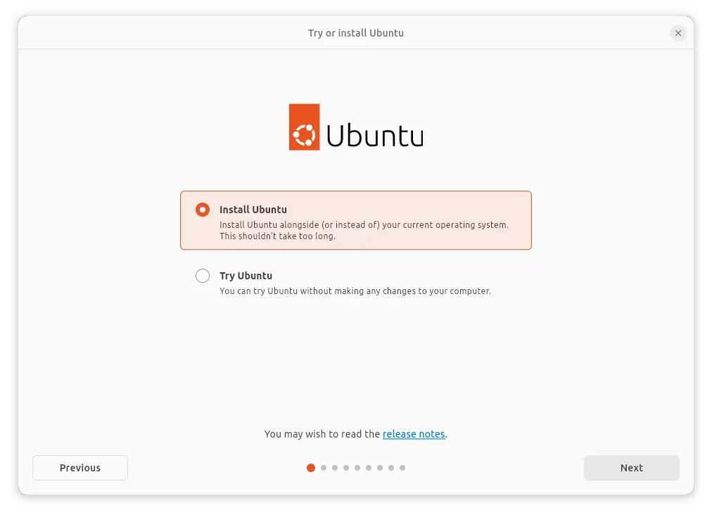 Ubuntu . boot options