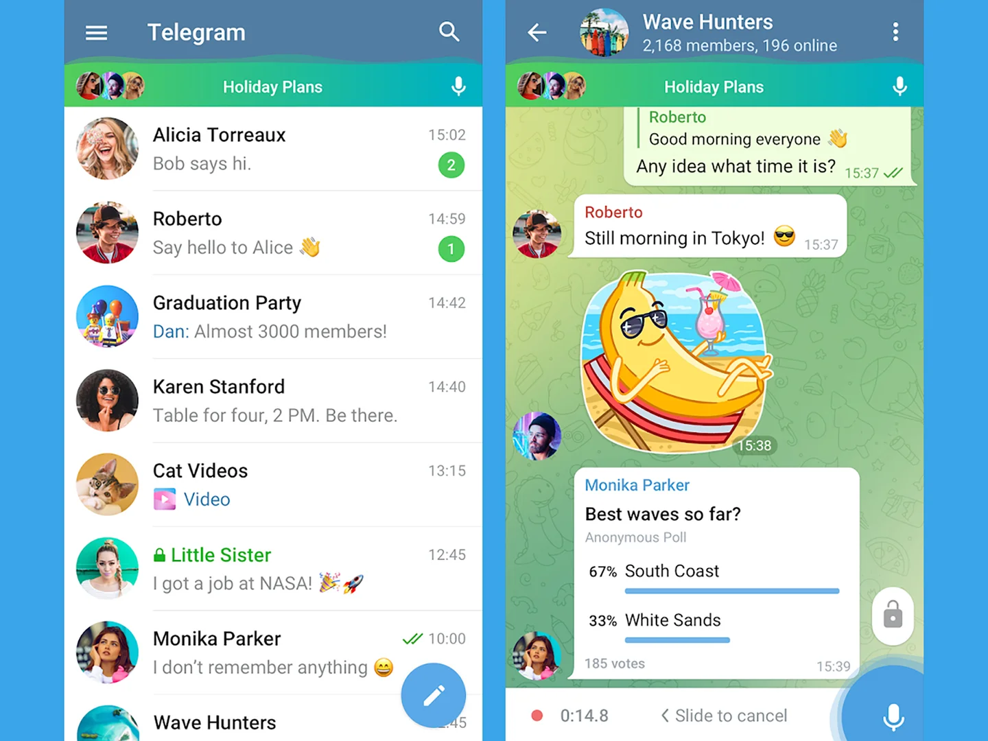 telegram private messaging apps