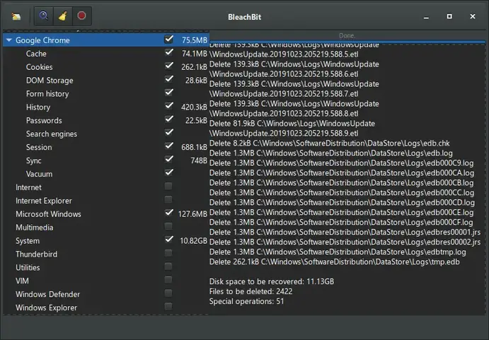 bleachbit free up disk space on linux